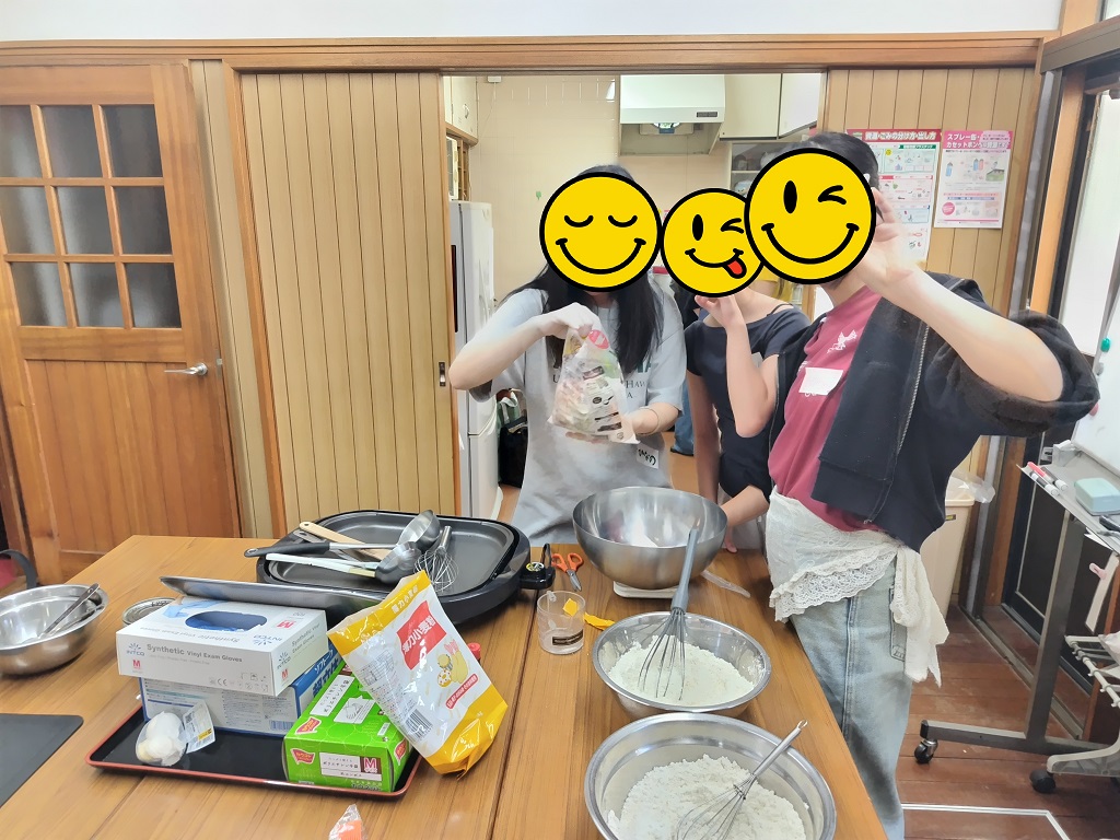 クレープづくり